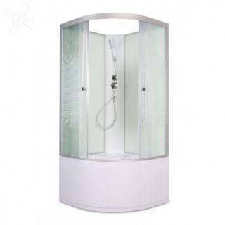 Душевая кабина Deto  L 980 N с гидромассажем  80х80х200 см